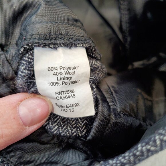 J Crew Grey Wool Blend Straight Leg Pants Trousers Womens 2 Seam Lines Back - Picture 12 of 14